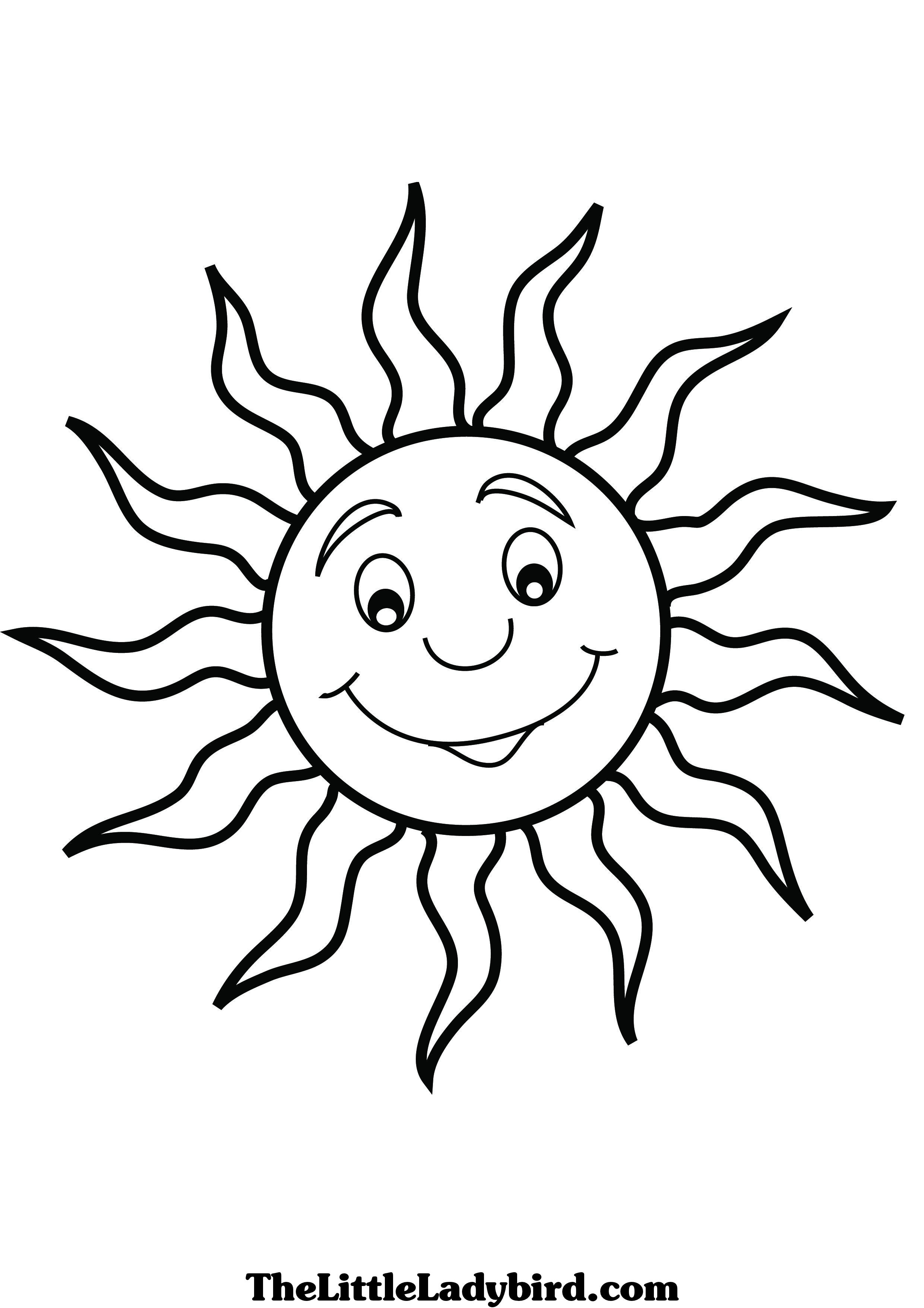 2480x3508 Coloring Sun Coloring Pages