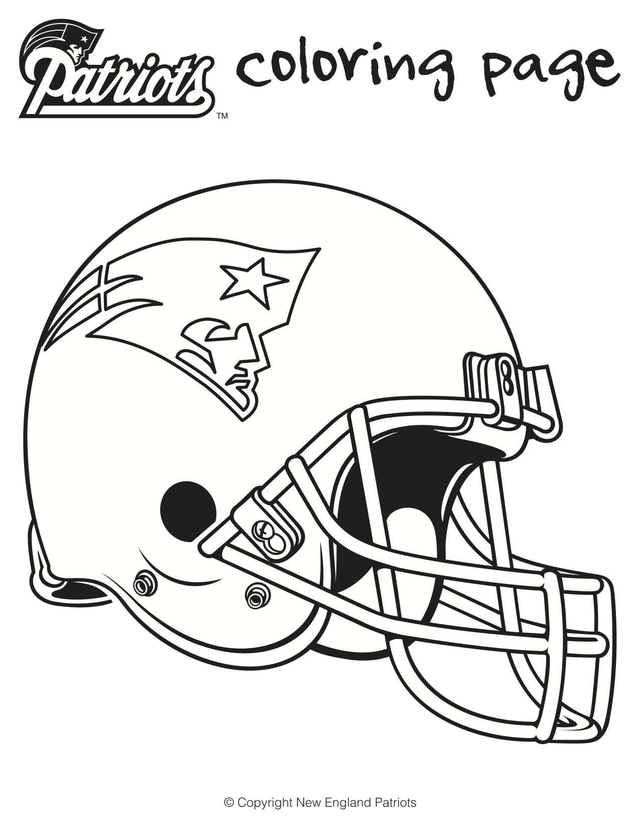 1275x1650 Super Bowl Coloring Page In Patriots Pages