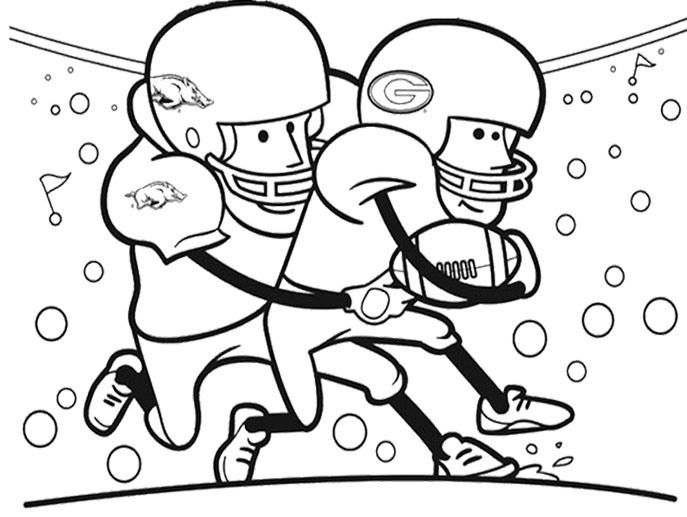 687x517 Super Bowl Coloring Pages Best Superbowl Images