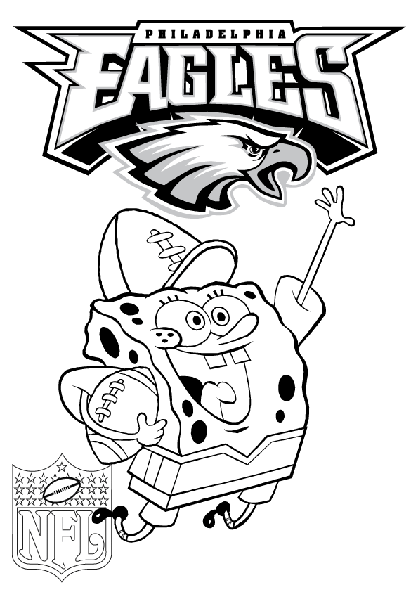 595x842 Top Free Printable Philadelphia Eagles Coloring Pages