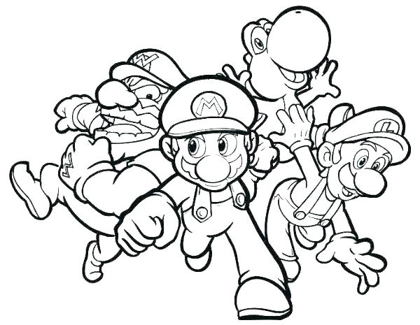 600x465 Mario Kart Coloring Pages Super Coloring Pages Kart Coloring