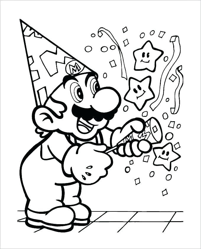 680x842 Mario Printable Coloring Pages Coloring Pages To Print Printable