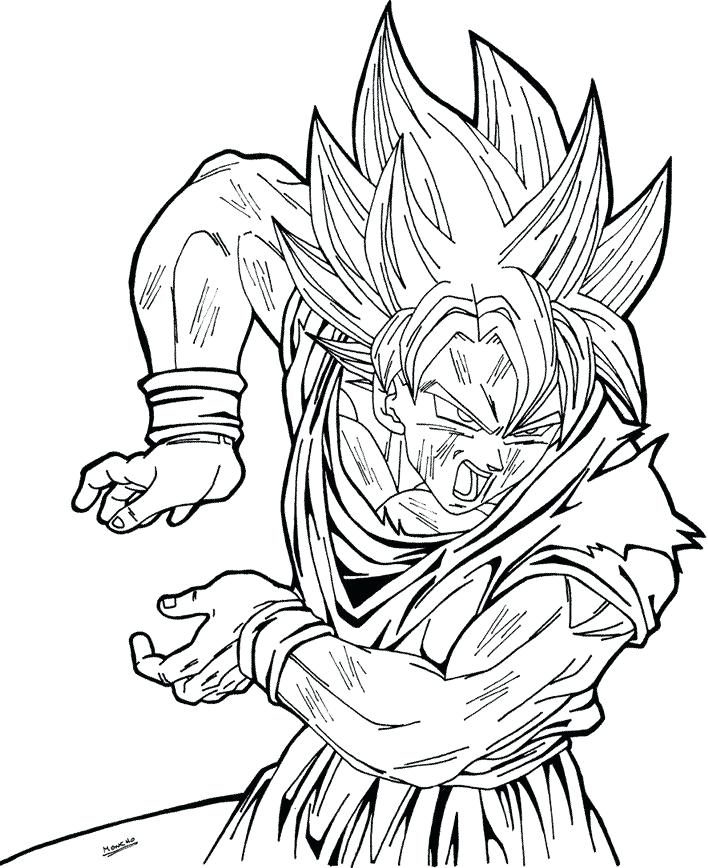 708x868 Super Saiyan Coloring Pages Super Coloring Pages Coloring Pages