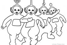220x150 Teletubbies Coloring Pages