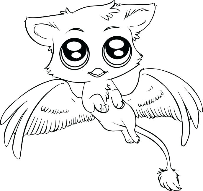 688x646 Cute Coloring Pages Animals More Images Of Super Cute Coloring