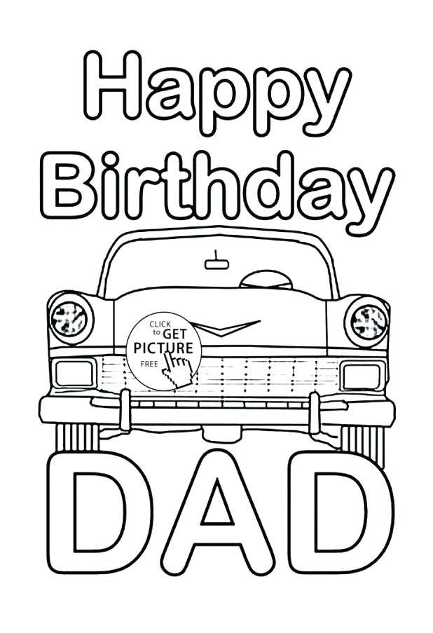 618x903 Happy Birthday Dad Coloring Pages Happy Birthday Dad Coloring Page