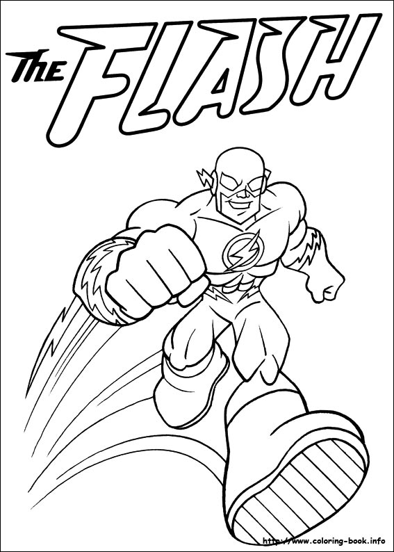 567x794 Super Friends Coloring Picture