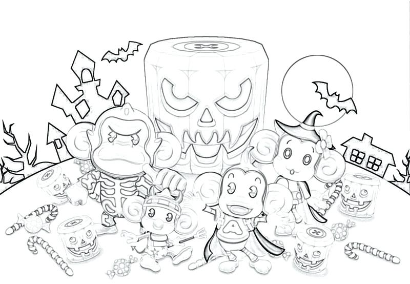 800x554 Super Monkey Ball Friends Coloring Pages Super Monkey Ball Friends