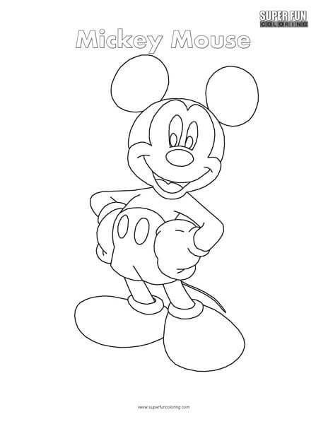 464x600 Mickey Mouse Coloring Page Super Fun Coloring Pages