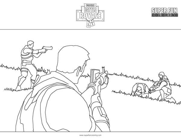 600x464 Fortnite Coloring Pages