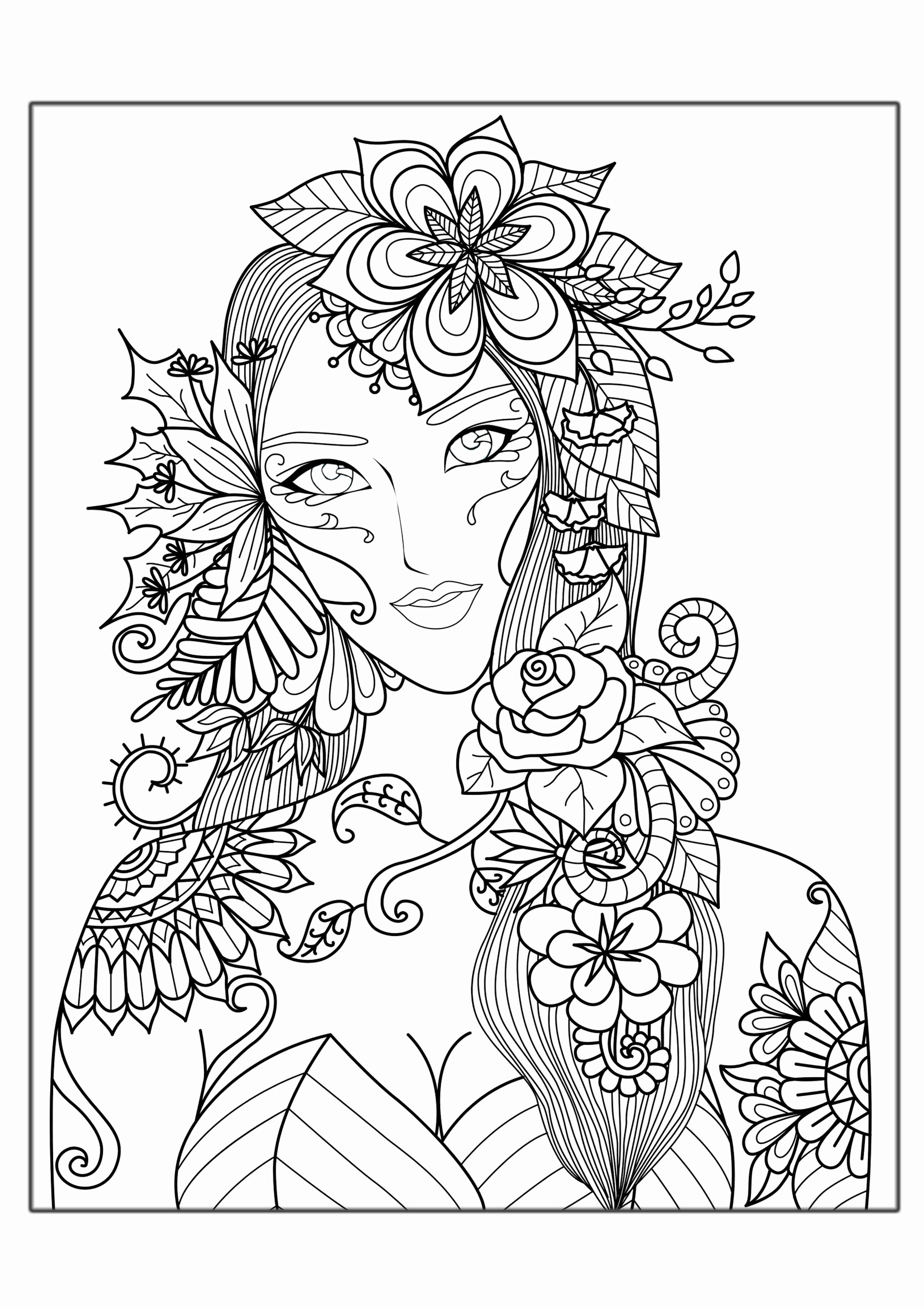 2480x3508 Detailed Coloring Pages To Download And Print For Free Within