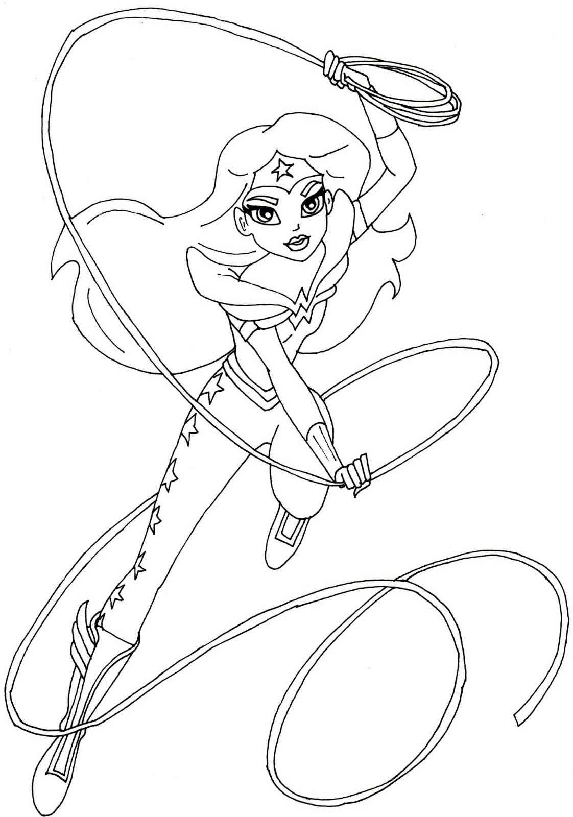 1122x1600 Fresh Free Printable Super Hero High Coloring Pages Wonder Woman