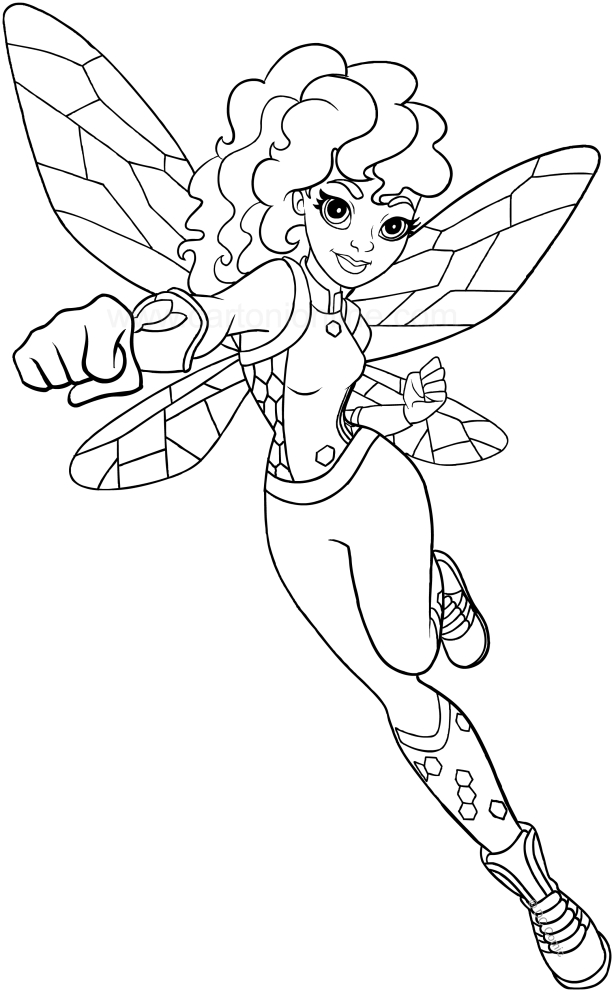 614x992 Super Hero Girls Coloring Pages Free Printable Super Hero High