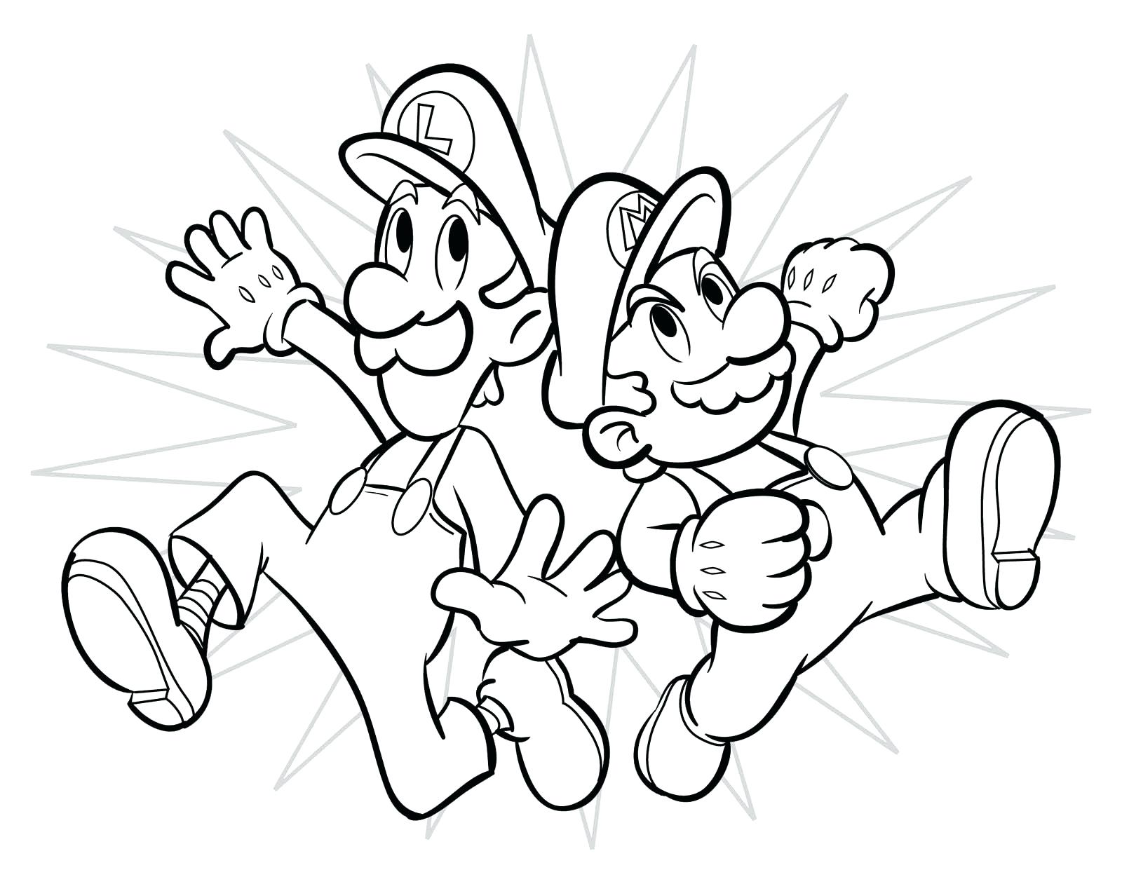 1600x1261 Super Mario Land Coloring Pages To Print Kids For Printable