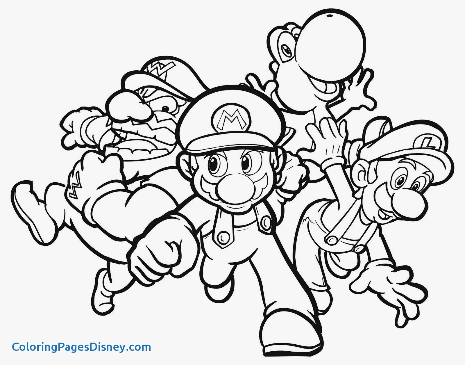 1600x1255 Super Mario Bros Coloring Pages Fresh Mario Kart Coloring Pages