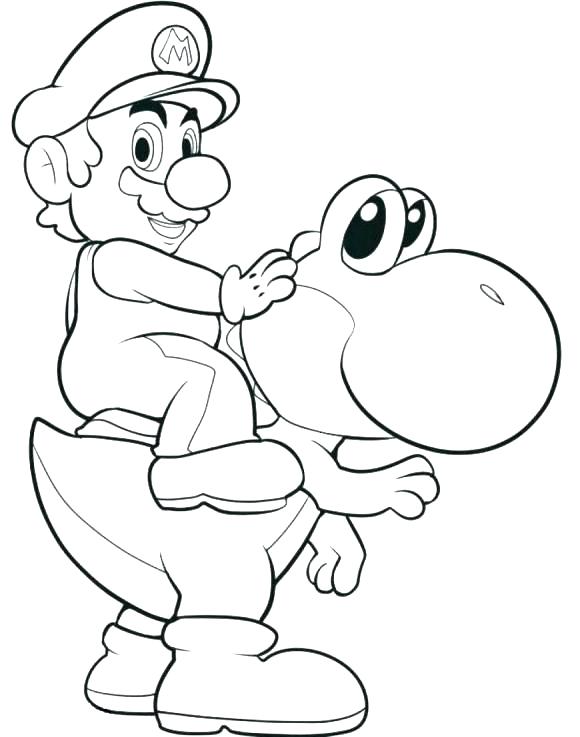 580x737 Mario Brothers Coloring Page Bros Printable Coloring Pages Free