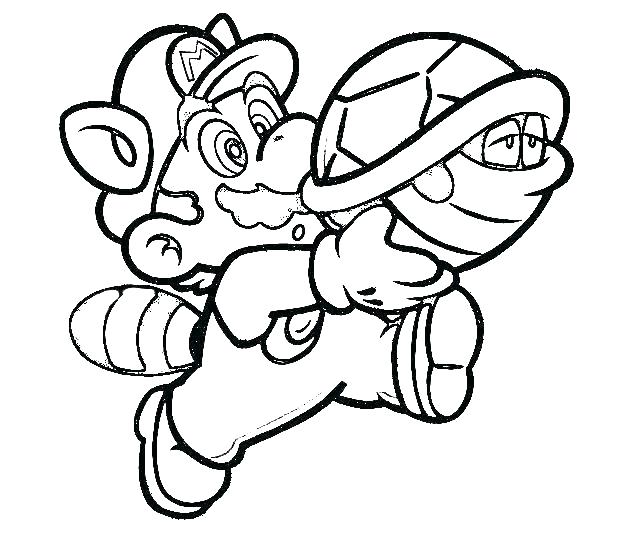 640x533 Super Mario Bros Coloring Pages Free Icontent
