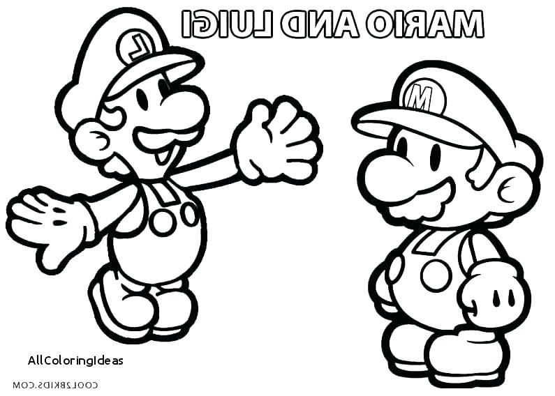 795x568 Mario Brothers Coloring Page Characters Coloring Pages Paper