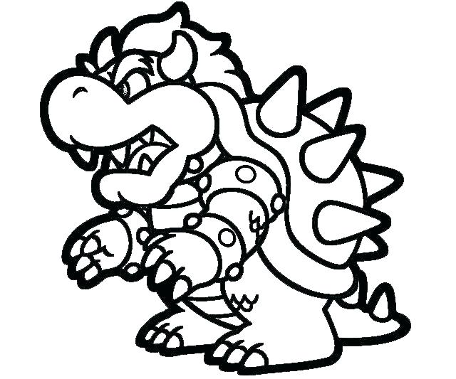 640x533 Mario Characters Coloring Pages Index Coloring Pages Paper Mario