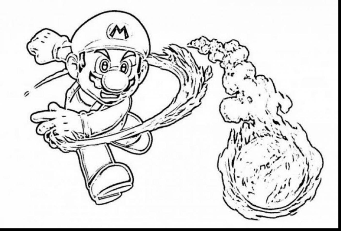 1320x894 Super Mario Character Walking Cartoon Coloring Page Pages Free