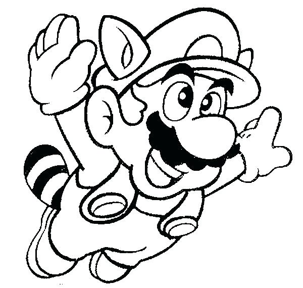 600x570 Free Mario Coloring Pages Super Coloring Books Plus Super Coloring