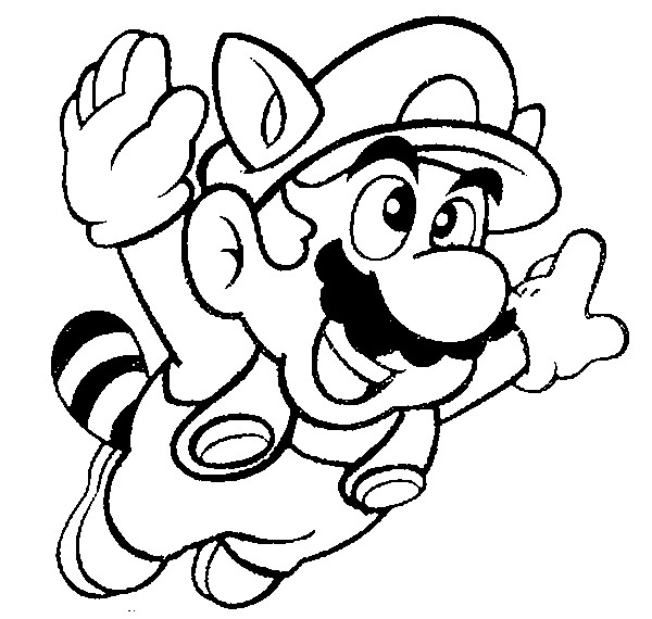 600x570 Super Mario Coloring Pages The Sun Flower Pages