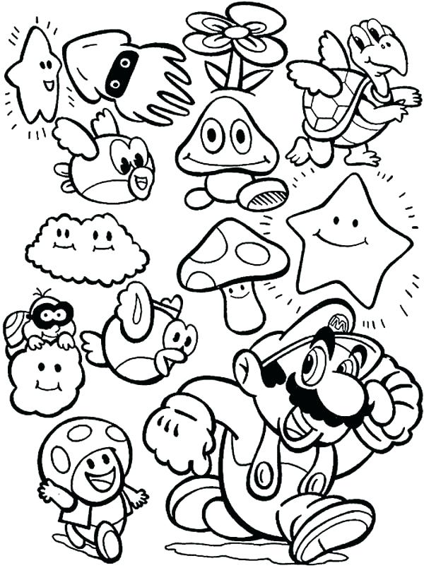 600x804 Mario Bro Coloring Pages Super Brothers Coloring Pages Super