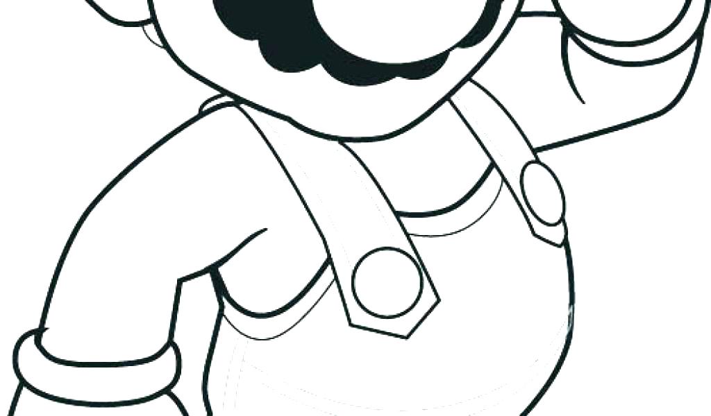 1024x600 Mario Brothers Coloring Pages Free Printable Super Mario Brothers