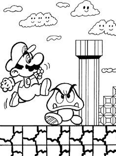 236x317 Super Mario Coloring Pages Printables Mario Bros