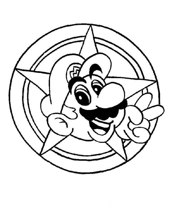 600x720 Super Mario Brothers Galaxy Coloring Page Color Luna
