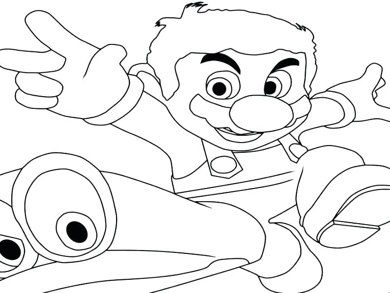 800x600 Super Mario Coloring Page Kart Coloring Color Pages Coloring Page