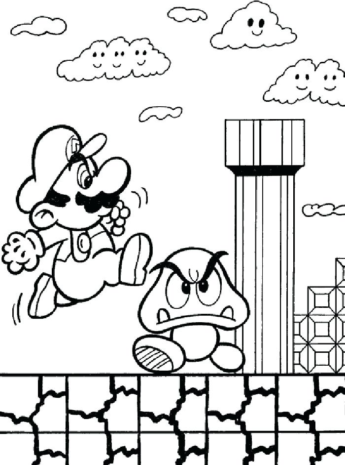 700x941 Super Mario Coloring Pages Super Paper Coloring Pages Paper Bros