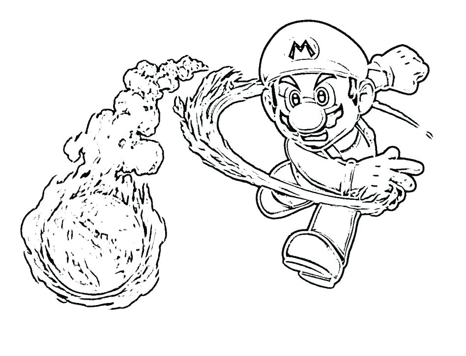 948x725 Super Mario Galaxy Coloring Pages Free Printable Coloring Pages