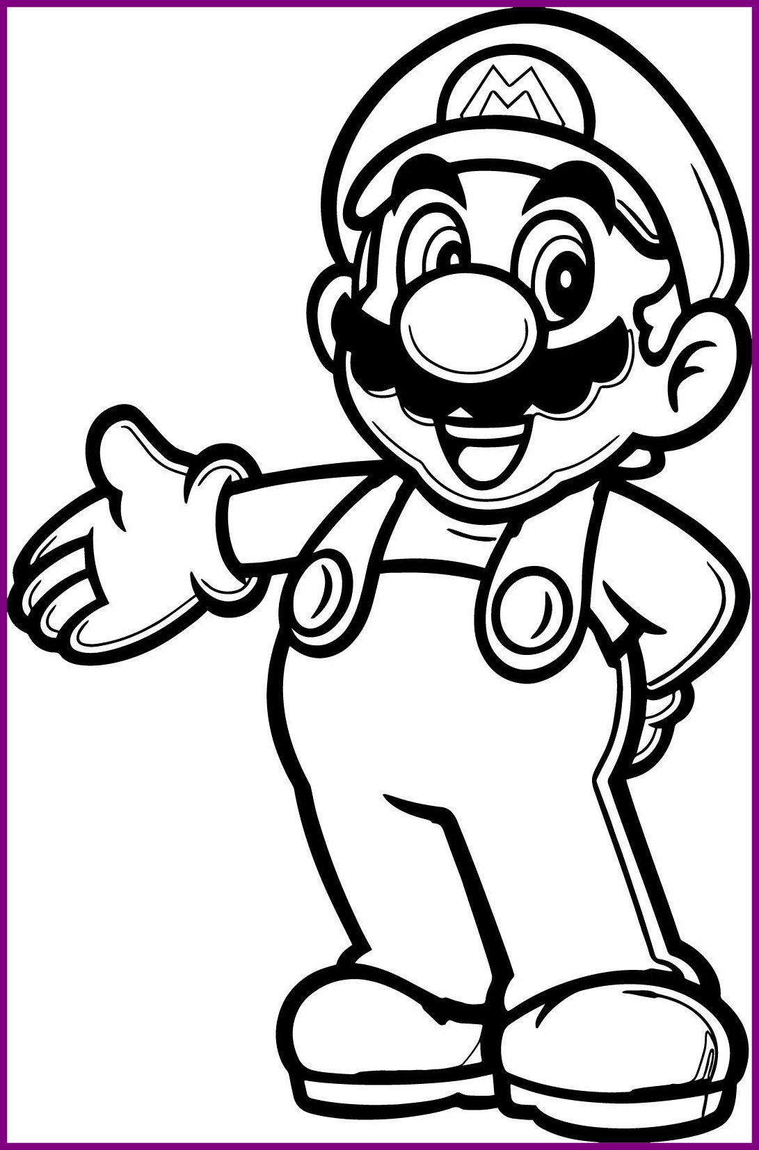 1091x1654 Stunning Super Mario Coloring Pages Phototoon Me Picture For Kart