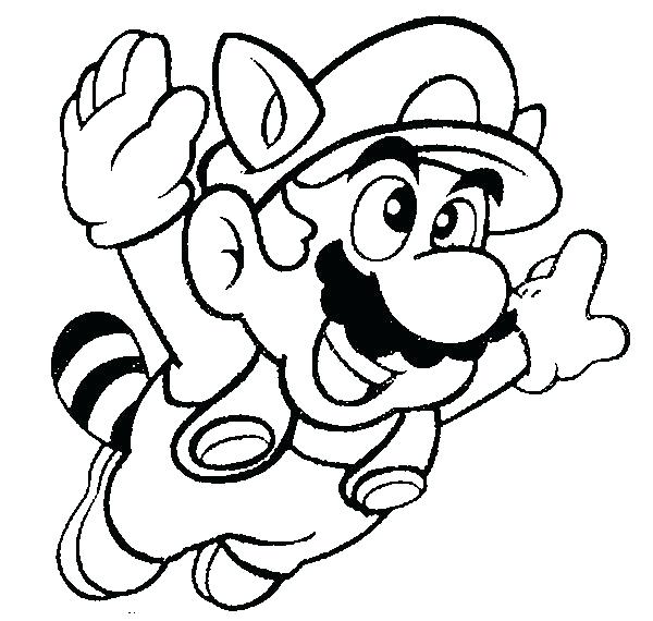 600x570 Super Bros Coloring Pages Free Large Images Party Fun As Well As