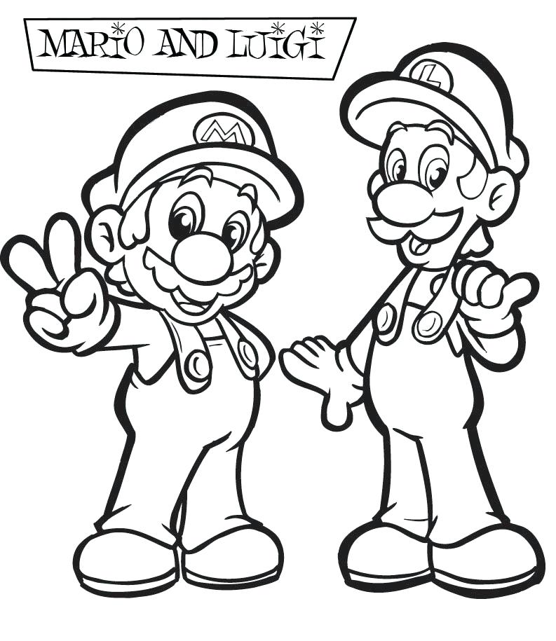 793x915 Super Bros Printable Coloring Pages Printable Or Download Image