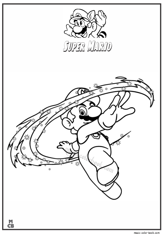 685x975 Super Mario World Coloring Pages