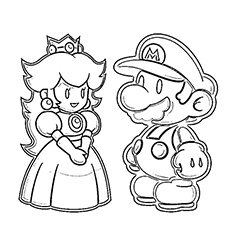 230x230 Top Free Printable Super Mario Coloring Pages Online