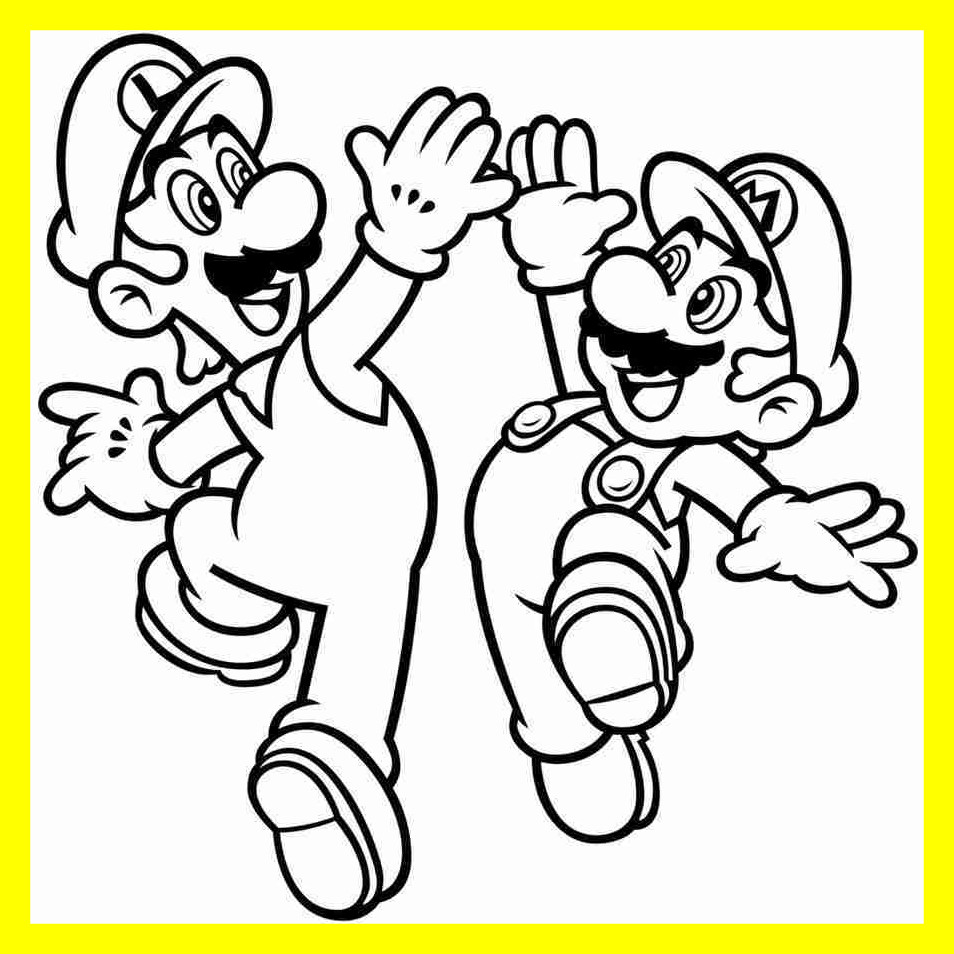 954x954 Best Super Mario World Coloring Pages Olegratiy For Cat Styles