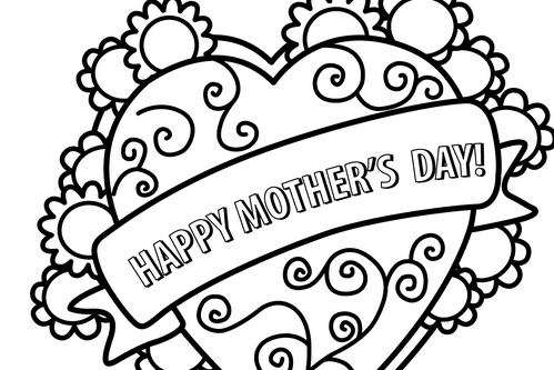 499x333 I Love Mom Coloring Pages Super Coloring For Kids