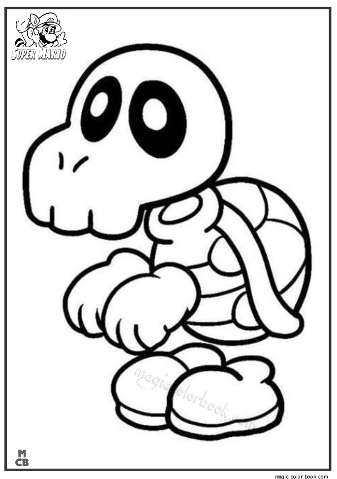685x975 Paper Mario Super Mario Coloring Pages