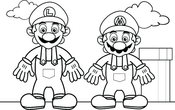 600x377 Super Paper Mario Coloring Pages And Coloring Pages Baby Coloring