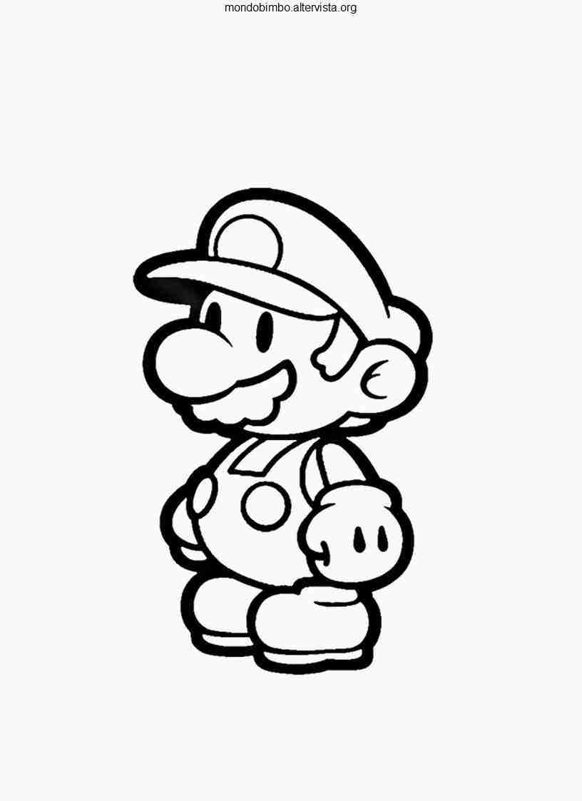 816x1123 Super Paper Mario Coloring Pages Best Olegratiy