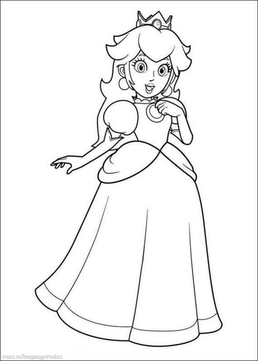 1000x1401 Super Paper Mario Coloring Pages
