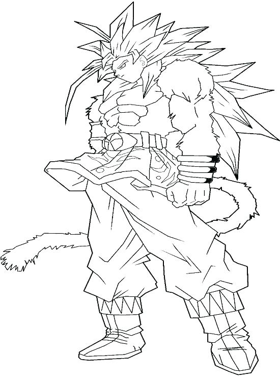 550x741 Goku Super Saiyan Coloring Pages Super Coloring Pages Super