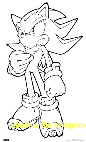 293x480 Super Shadow The Hedgehog Coloring Pages Super Shadow Drawing