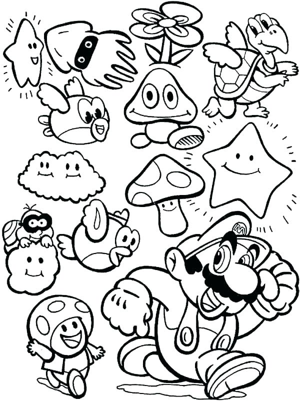 600x804 Super Smash Brothers Coloring Pages Super Smash Brothers Coloring