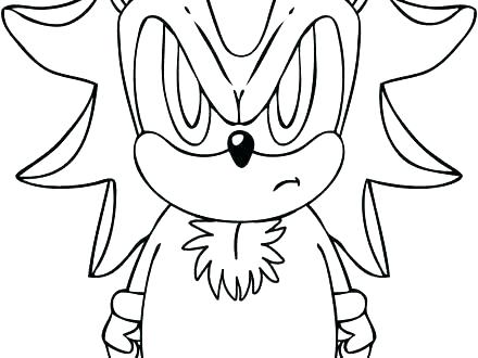 440x330 Shadow Coloring Pages Shadow The Hedgehog Coloring Pages Super