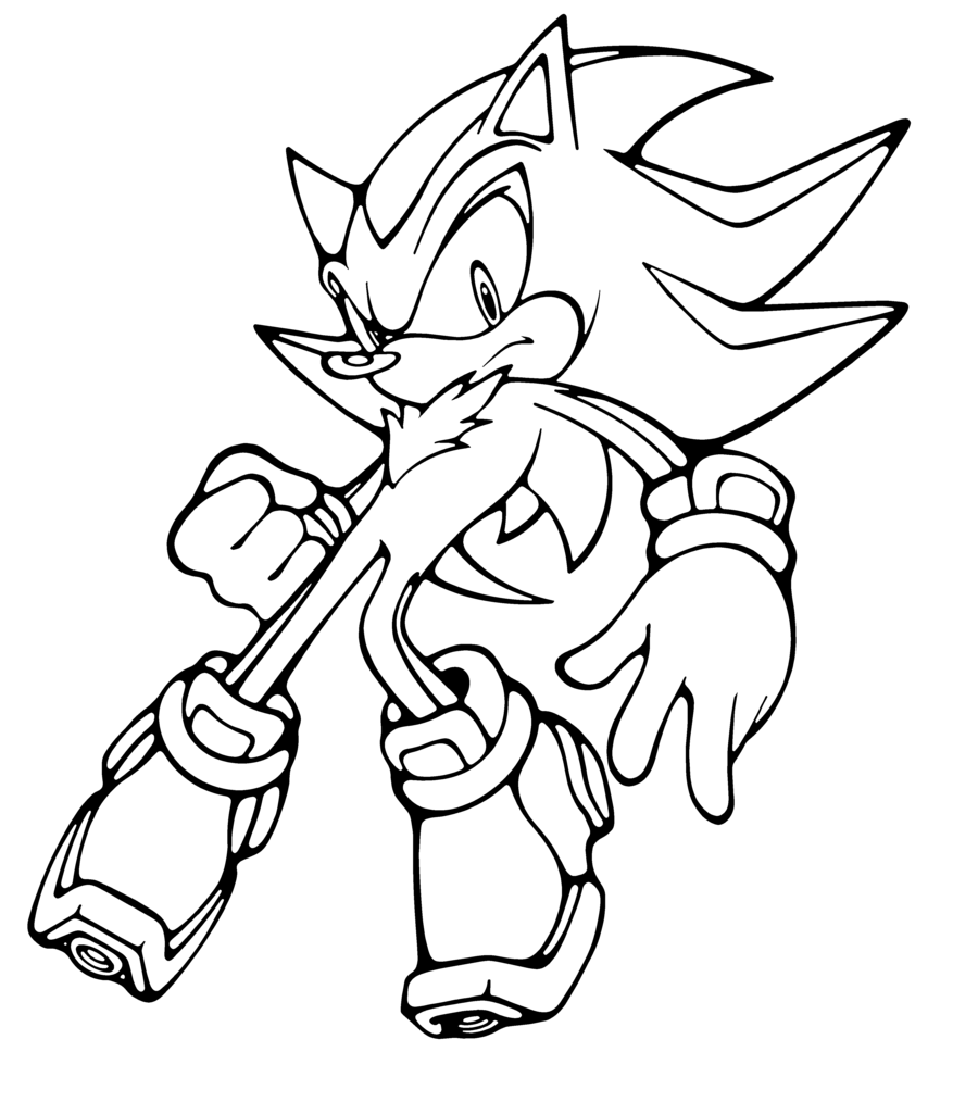 900x1014 Sonic Coloring Pages