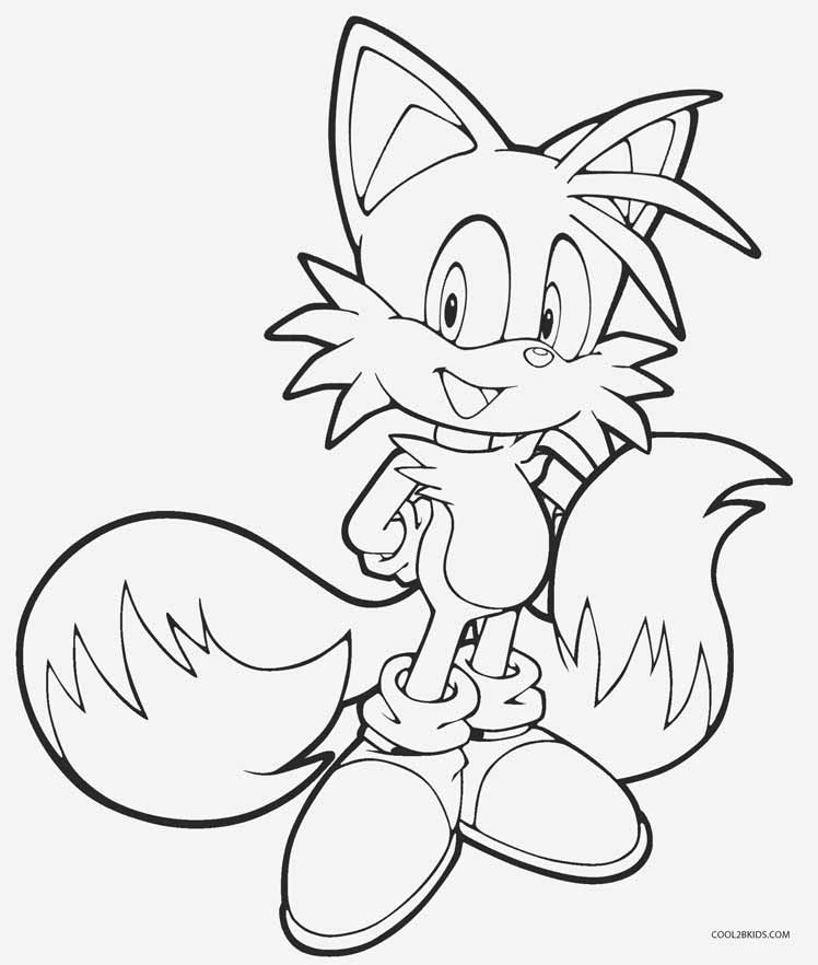 748x882 Printable Sonic Coloring Pages For Kids Coloring